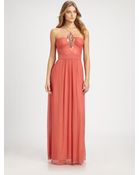 Aidan Mattox Chiffon Gown - Lyst