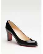 Christian Louboutin Miss Tack Patent Leather Pumps - Lyst