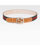 Gucci Interlocking G Buckle Belt - Lyst