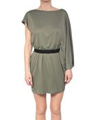 Amen Asymmetric Jersey Dress - Lyst