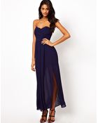 TFNC Maxi Dress with Thigh Split - Lyst