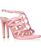 Valentino Satin Sandals - Lyst