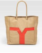 Saint Laurent Lucky Chyc Small Tote - Lyst