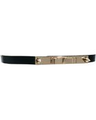 Asos Metal Plate Spike Bow Waist Belt - Lyst
