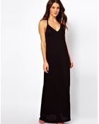 Asos Macrame Back Maxi Beach Dress - Lyst
