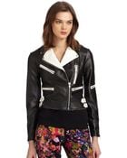 W118 By Walter Baker Brody Fauxleather Motorcycle Jacket - Lyst