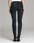 Helmut Lang Leggings Patina Stretch Leather - Lyst
