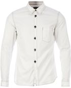 Comme Des Garçons Contrasting Stitch Shirt - Lyst