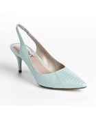 DKNY Persey Leather Slingback Pumps - Lyst