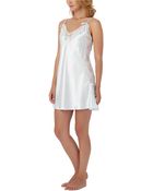 Oscar de la Renta Lovely in Lace Charmeuse Chemise - Lyst