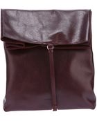 Jil Sander Foldover Clutch - Lyst