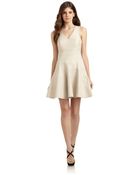 Robert Rodriguez Fit Flare Birdseye Dress - Lyst