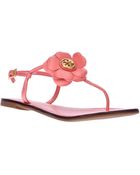 Tory Burch Shelby Thong Sandal - Lyst
