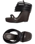Rick Owens Wedges - Lyst