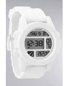 Nixon The Unit Watch in White - Lyst