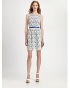 Shoshanna June Lace Dress - Lyst