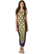 Mara Hoffman Applique Column Dress - Lyst