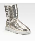 Ugg Classic Short Suede Sequin Boots - Lyst