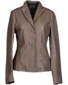 Used Leather Outerwear - Lyst