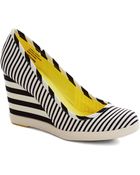 ModCloth Alright with Me Wedge in Stripes - Lyst