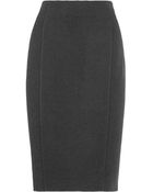 Donna Karan New York Twill Skirt - Lyst