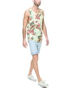 Zara Bermudas with Printed Turnups - Lyst