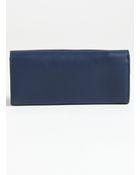 Tory Burch Robinson Saffiano Leather Wallet - Lyst
