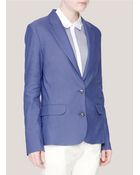 Acne Studios Linen Blazer - Lyst