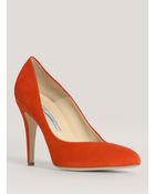 Brian Atwood Suede Pumps - Lyst