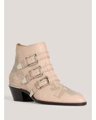 Chloé Studded Ankle Boots - Lyst