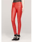 Givenchy Leather Skinny Pants - Lyst