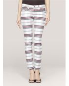 See By Chloé Printed Skinny Jeans - Lyst