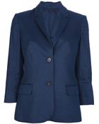 The Row Cropped Sleeve Blazer - Lyst