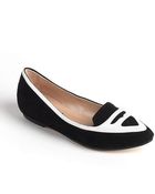 DKNY Tilly Suede and Patent Leather Loafers - Lyst