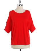 Kut From The Kloth Cold Shoulder Top - Lyst
