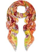 Matthew Williamson Floral Montage Scarf - Lyst