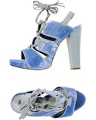 Pollini Platform Sandals - Lyst
