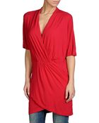 Armani Jeans Long T shirt in Viscose Jersey - Lyst