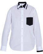 Y-3 Poplin Button Down Shirt - Lyst