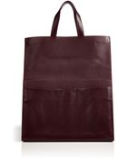 Maison Martin Margiela Leather Shopper Tote - Lyst