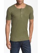 Diesel Distillation Knit Henley Tshirt - Lyst