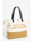 Kate Spade Call To Action Terry Canvas Tote - Lyst