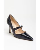 Manolo Blahnik Campari Pump - Lyst