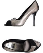 Rene Caovilla Courts With Open Toe - Lyst