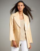 Shamask Leather Swing Coat - Lyst