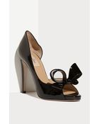Valentino Couture Bow Dorsay Pump - Lyst