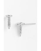 Cara Screw Stud Earrings - Lyst