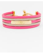 Marc By Marc Jacobs Leather Id Bracelet - Lyst