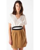 Maje Azerty Silk Dress - Lyst
