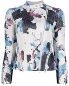 3.1 Phillip Lim Corded Floral Biker Jacket - Lyst